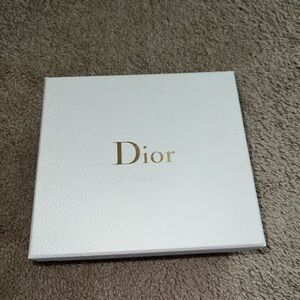Vintage Authentic Dior White and Gold Gift Box